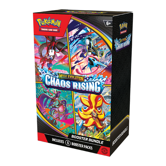 Pokemon TCG Chaos Rising Booster Bundle (6 Packs) - English