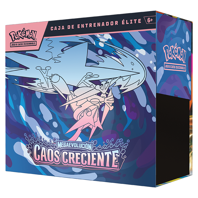 Pokémon TCG Caja de Entrenador Élite (ETB) Caos Creciente - Español