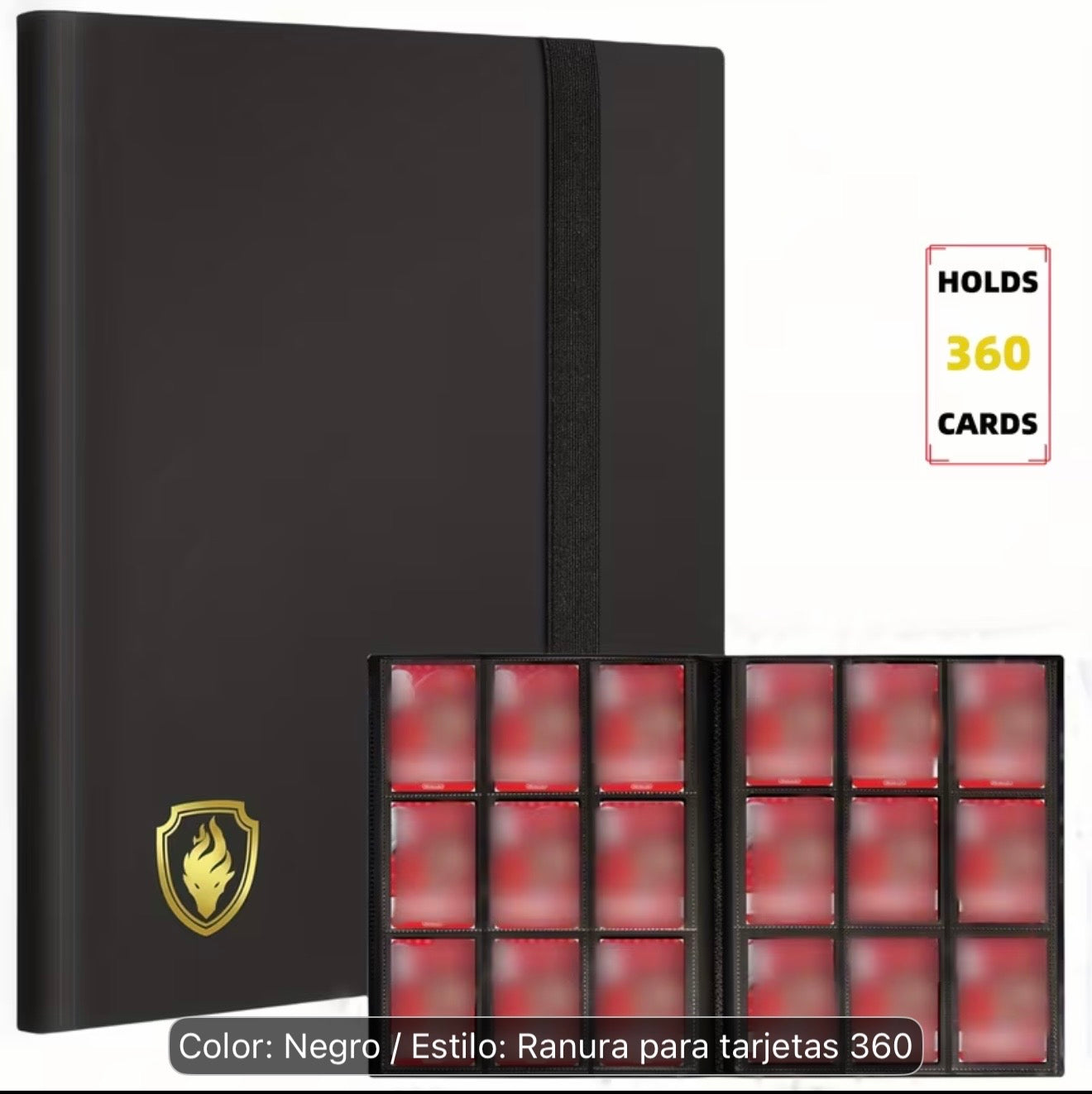 Álbum TCG 9 Bolsillos 360 Cartas sin Cremallera