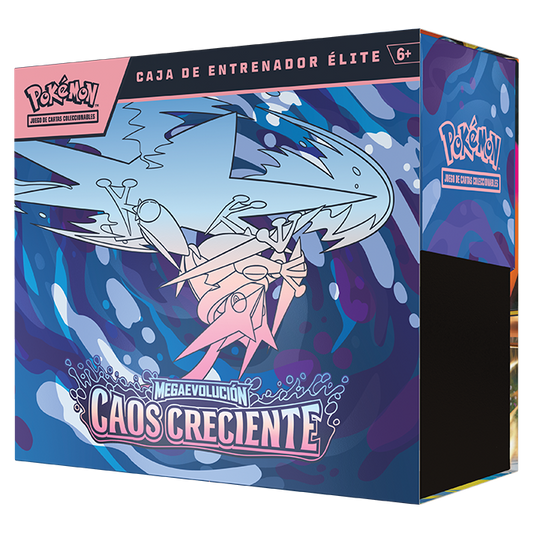 Pokémon TCG Caja de Entrenador Élite (ETB) Caos Creciente - Español